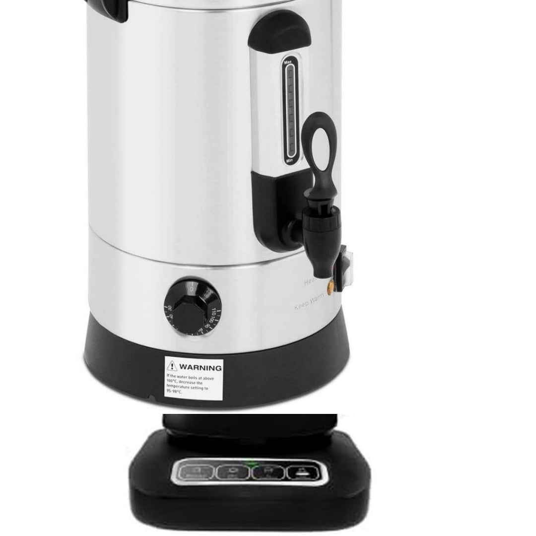 Distributeur d'eau chaude en plastique alimentaire 0.8 l 1500 w bleu