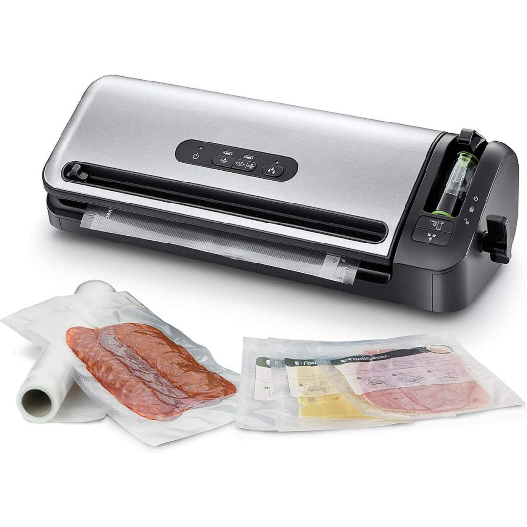 Appareil de mise sous vide en acier inoxydable noir pour cuisine
