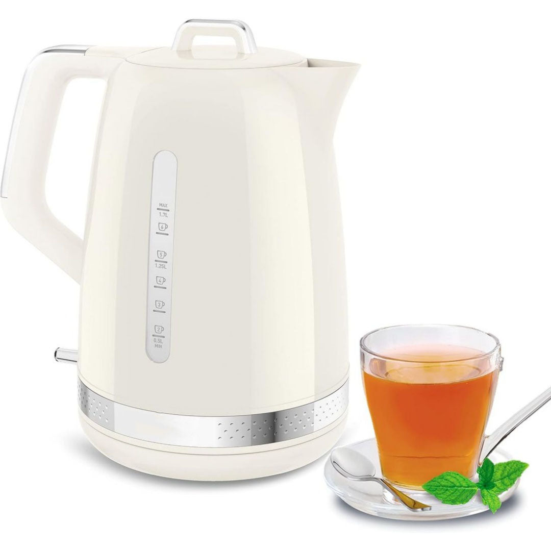 Bouilloire electrique 5 l en verre trempe 1200 w blanc pour tous les usages