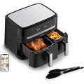 Friteuse a air 2 l en ceramique 1800 w noir