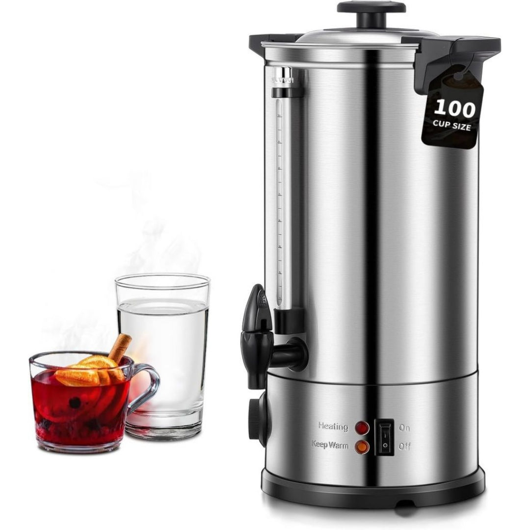 Distributeur d'eau chaude en verre trempe 1.5 l pour camping