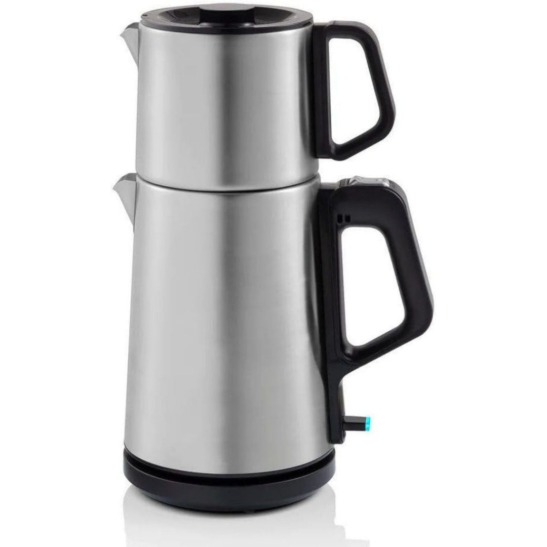 Machine a the en bambou 1 l 2000 w blanc
