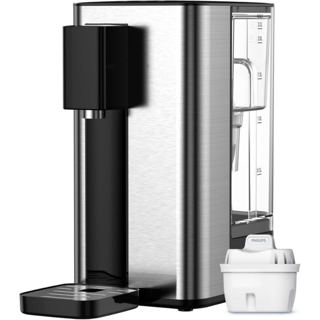 Distributeur d'eau chaude en acier inoxydable 4.5 l 2000 w bleu