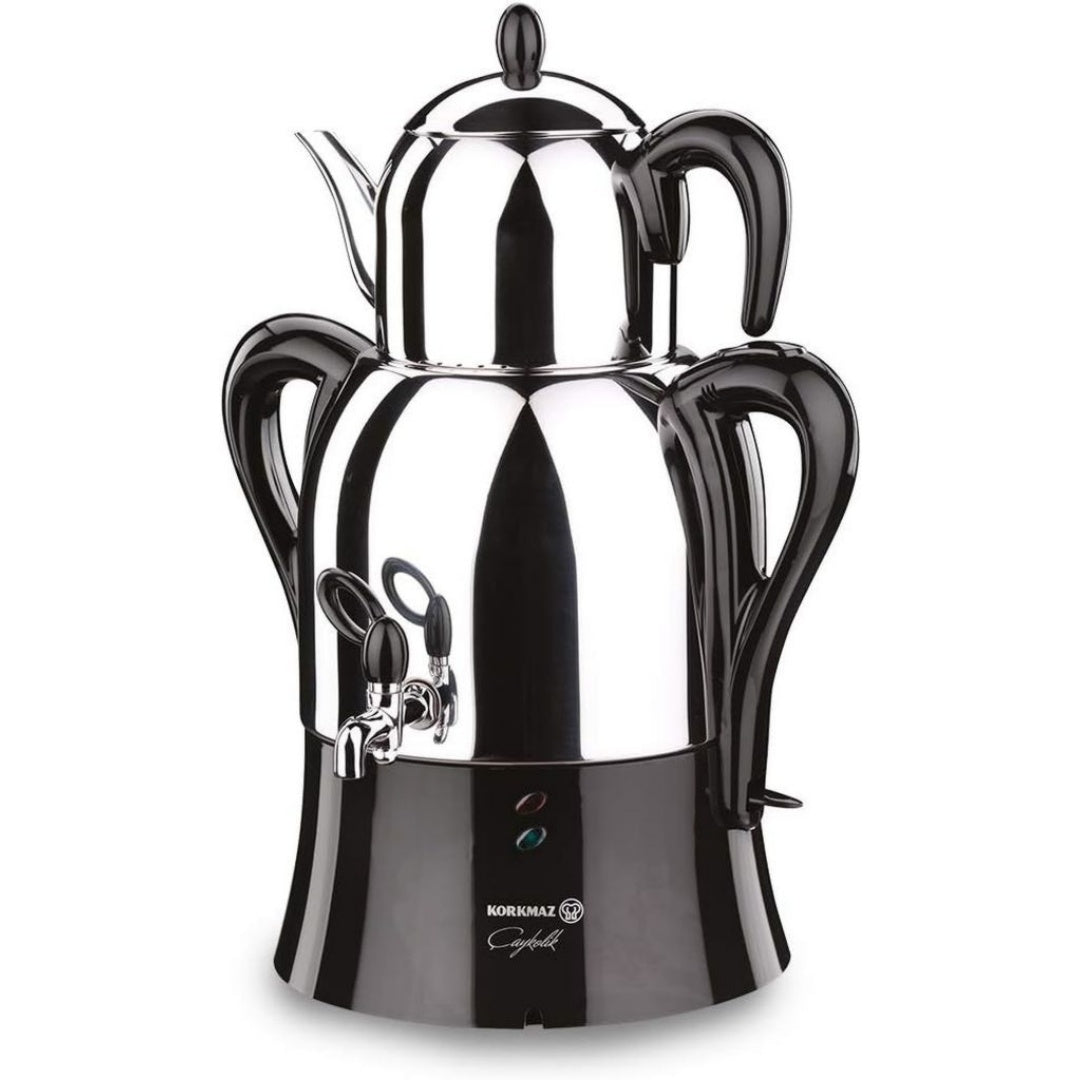 Machine a the blanc en acier inoxydable 1800 w 2 l pour camping